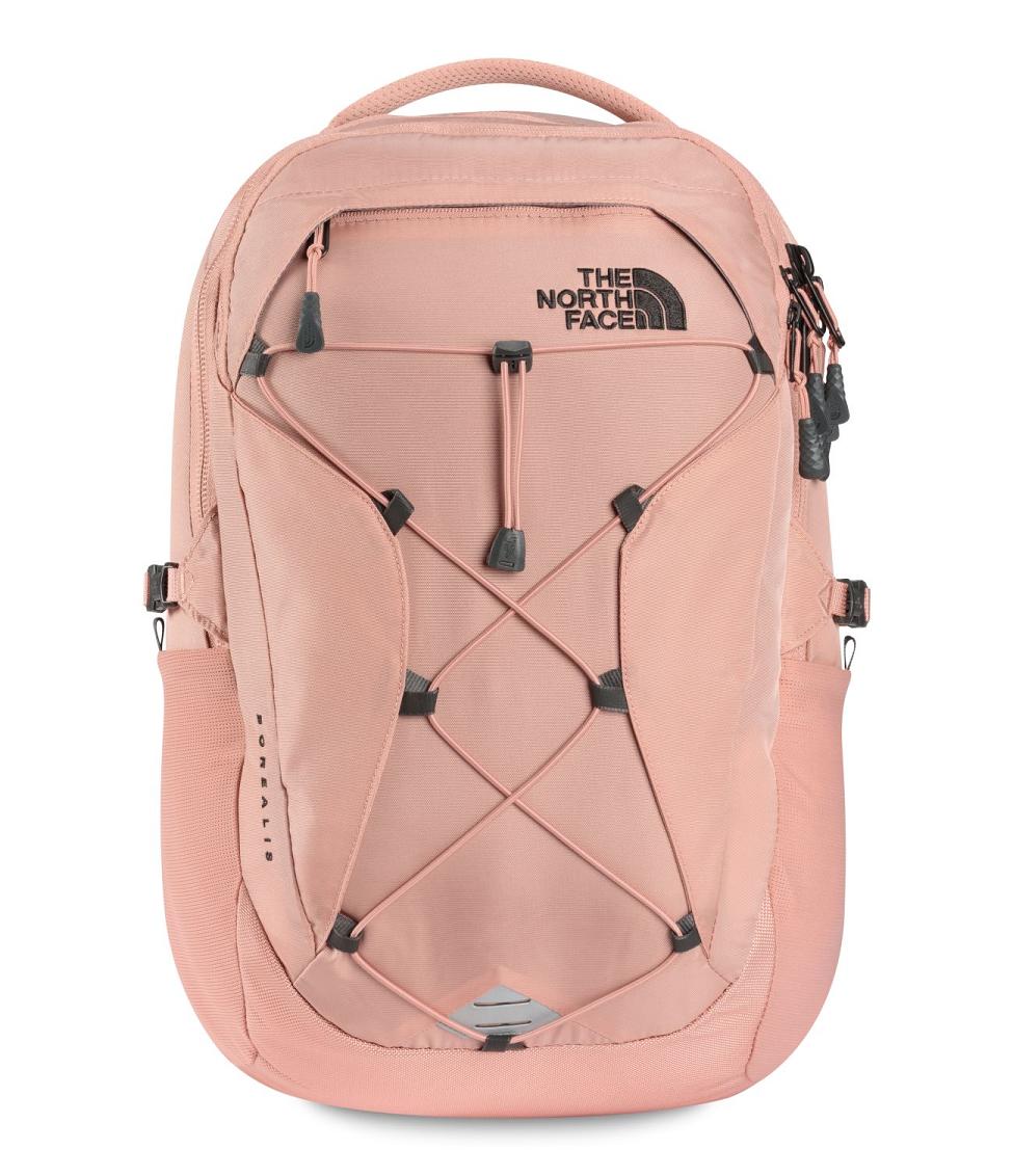 pink north face backpack
