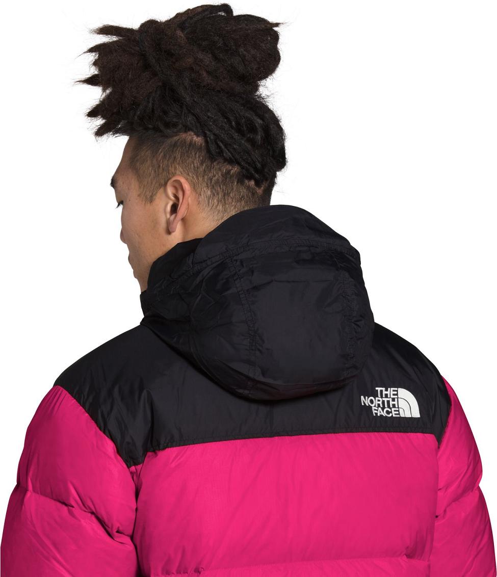 north face jacket pink and black