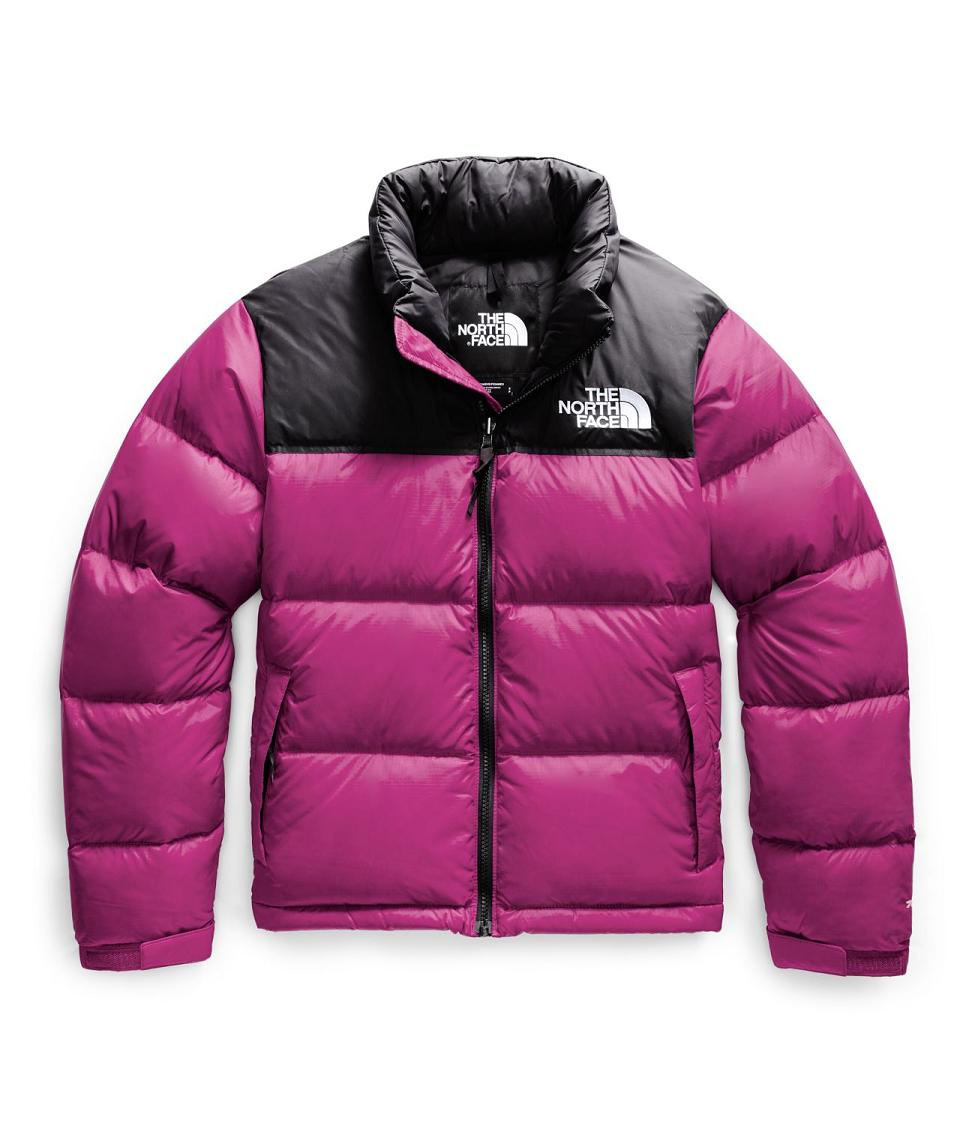 north face pink puffer jacket women's