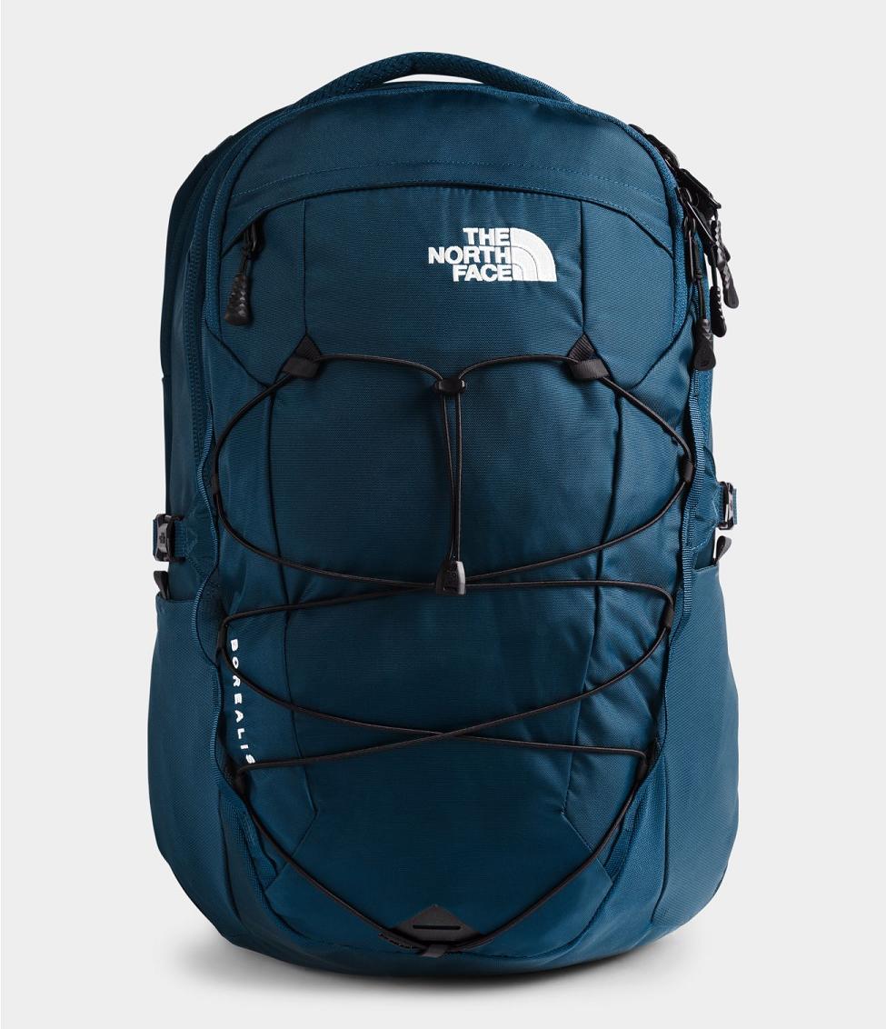 the north face backpack blue