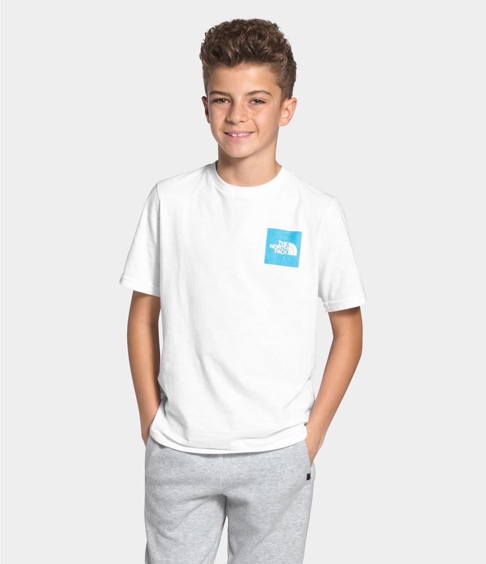 Kids Code North Red Boys Box T-Shirt Blue Promo White The - Face