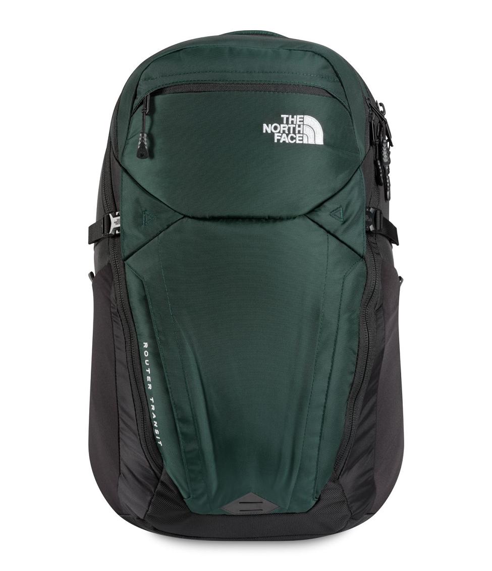 north face backpack green