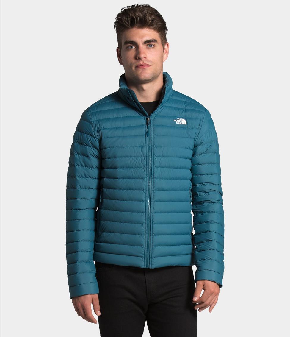 north face blue down jacket